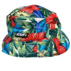 Carbon Elements Bucket Hat One Size Tropical Floral Summer Unizex Adult‎